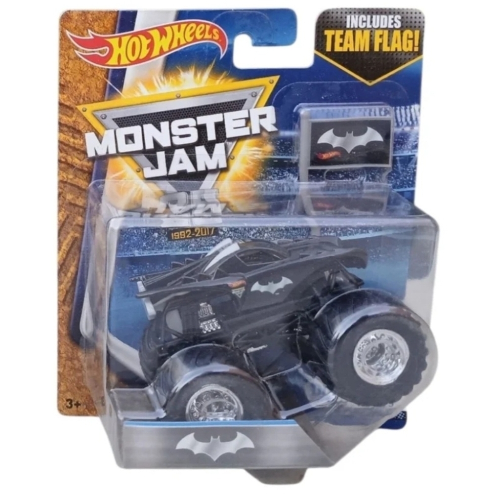 Hot Wheels Monster Jam Batman Monster Truck Team Flag